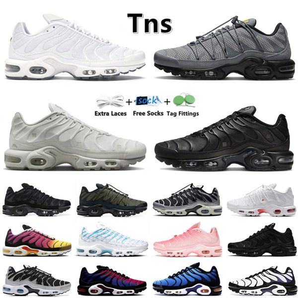 Plus Mens Running Shoes S Chaussures Unity Onyx Stone Triple White Black Metallic Sier Grey Reflective House Blue Men Women Platform Outdoor Sports Sneakers