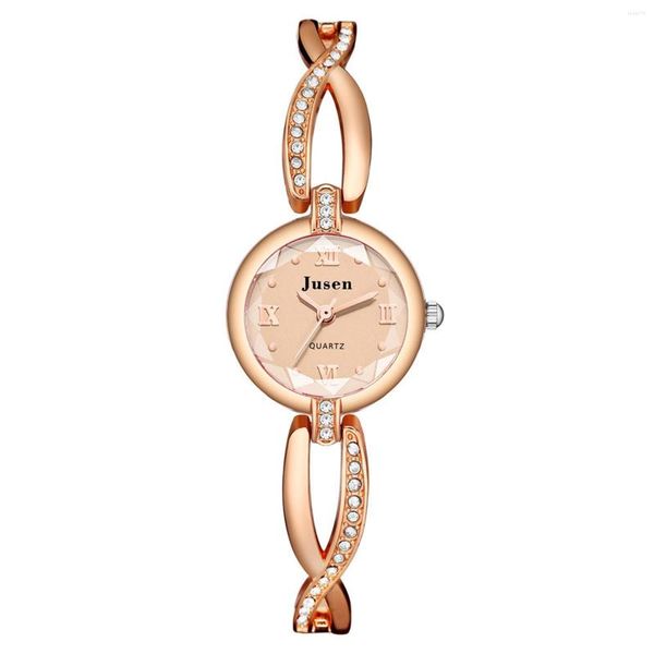 Orologi da polso stile college piccolo orologio da polso fine moda diamante studente Montre Femme Luxe De Marque per le donne