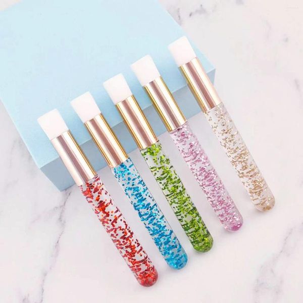 Pincéis de maquiagem 10pcs limpeza de cílios para extensões glitter lash shampoo nariz poros ferramentas de limpeza