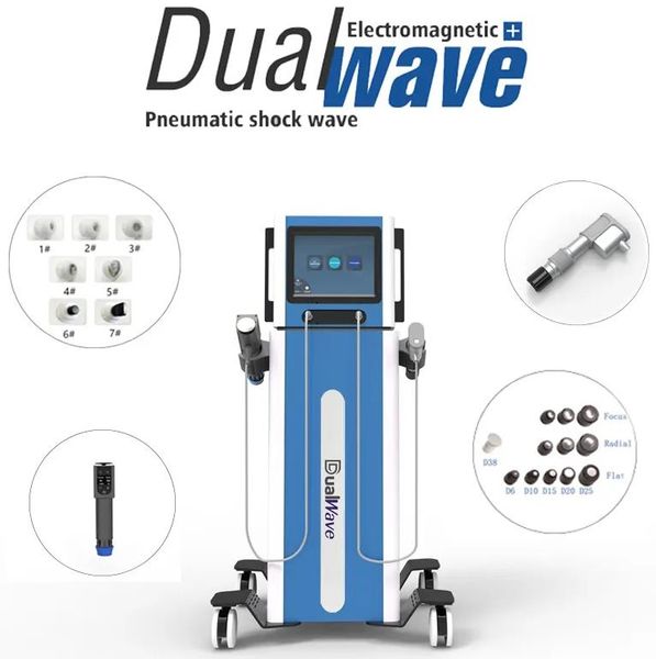 Máquina de terapia de onda de choque pneumática física para alívio do corpo Paine/ Baixa intensidade ED Electromagnetic Shockwave theapy