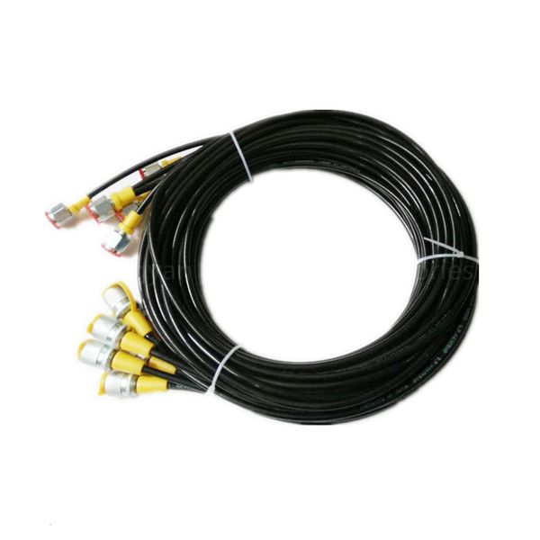 Mangueiras Peças de escavadeira Sistema hidráulico Tubo de teste Linha de mangueira de pressão Alta Mangueira 63MPa conector 230414