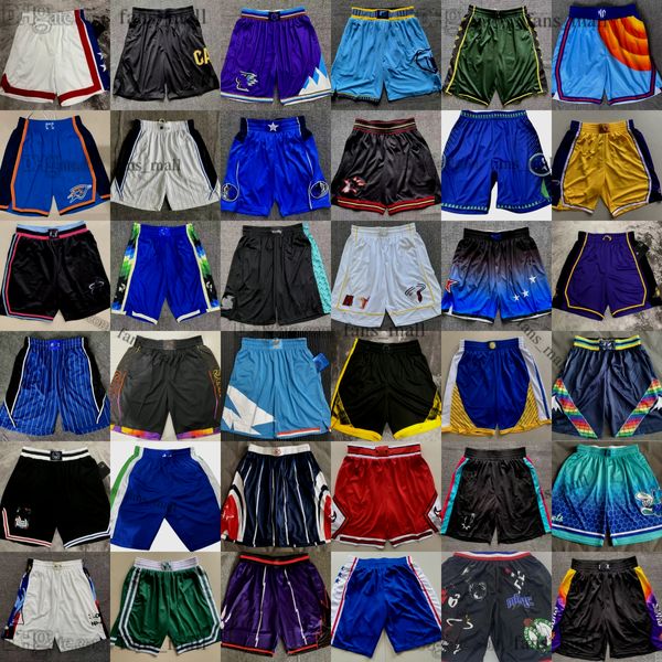 Bedruckte 2023 New City Basketball Shorts Elastische Taille Sport Short Kevin Durant Kawhi Leonard Luka Doncic Gilgeous-Alexander Mitchell DeRozan James Curry Wade