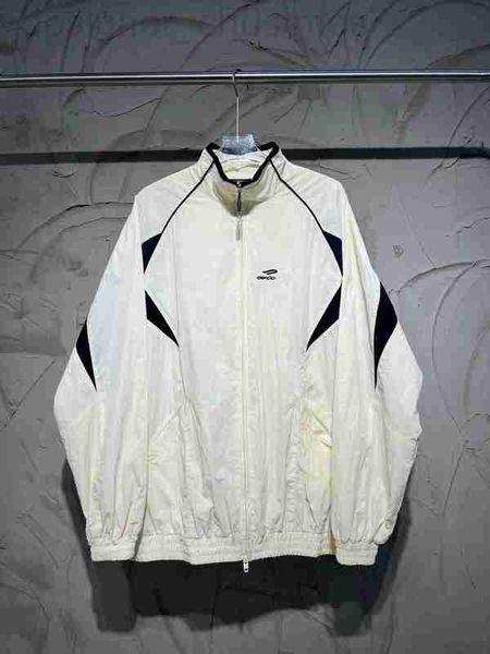 Jaquetas masculinas designer de luxo b alta edição paris nova combinação esportes escola uniforme blusão jaqueta blcg casaco unisex cron