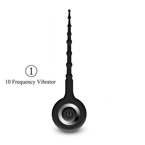 Jouets pour adultes 10 vitesses vibrateur urétral USB prise de cathéter vibrant prise d'urètre Insertion urètre sonnant Di_voghion.com