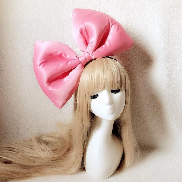 Партийные принадлежности негабаритные супер -гигантские Big Bowknot Kiki Cosplay Hair Head Head Head Headpieces Po реквизит