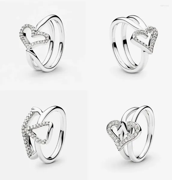 Cluster-Ringe aus S925-Sterlingsilber erhalten einen humorvollen und auffälligen Look mit dem Lily Ivy-Ring aus Edelstahl