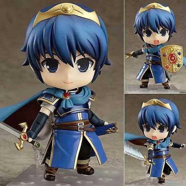 Action-Spielzeugfiguren 10 cm Fire Emblem Figur # 567 Anime Marth Actionfigur # 567 Puppe Cartoon Toy Face veränderbare Figur Sammlung Modell Spielzeug Geschenk AA230413