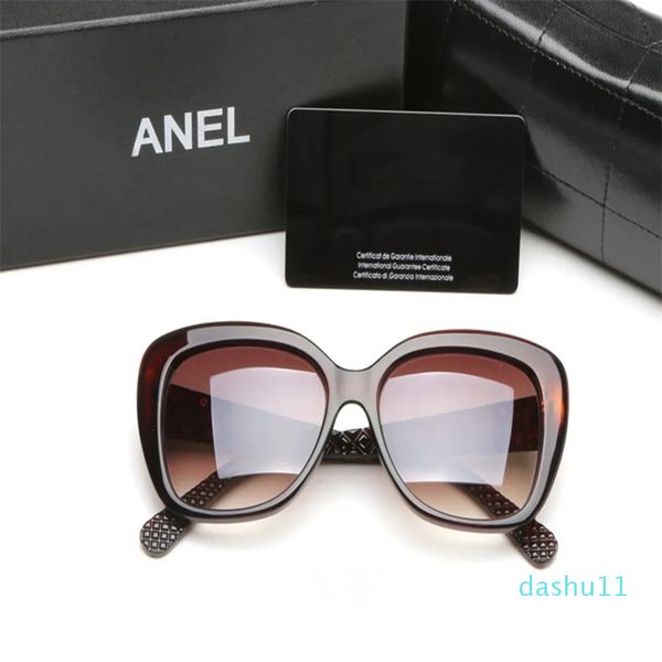 Lunettes de soleil pour femmes lunettes de soleil design pour lunettes femme sept couleurs conçoit une lettre de diamants noirs avec des lunettes de soleil de luxe