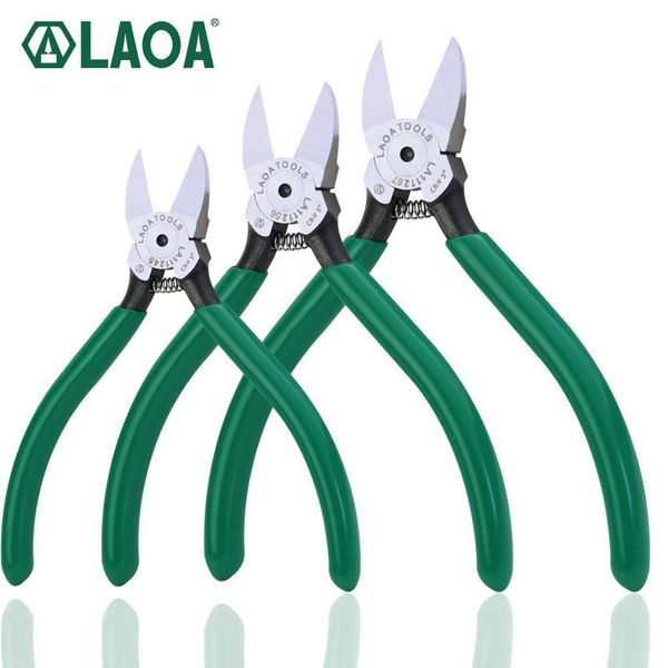 Alicate laoa cr-v alicates de plástico 4.5/5/6/7 polegadas jóias cortes de fio elétrico Cortes de corte de cortes Ferramentas de mão Ferramenta de eletricista 230414