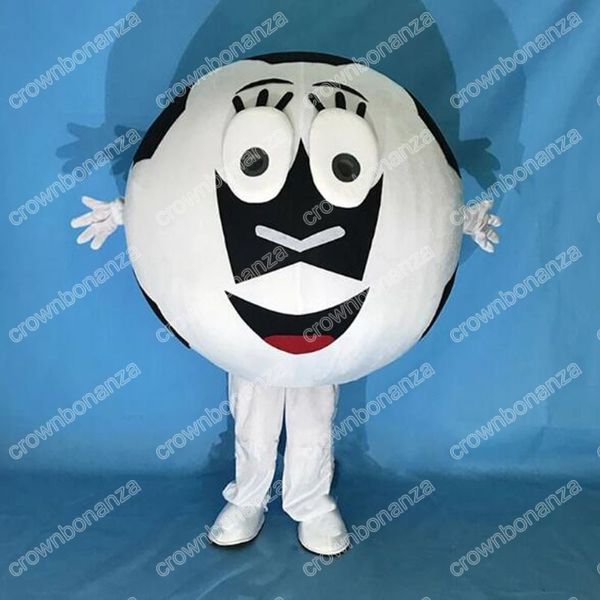 Bonito trajes da mascote do futebol halloween personagem dos desenhos animados roupa terno natal festa ao ar livre roupa unisex roupas de publicidade promocional