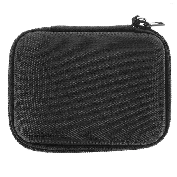 Depolama torbaları şapka siyah küçük kulaklık torbası veri kablo kasa kulaklık kutusu zanaat organizatörü eva
