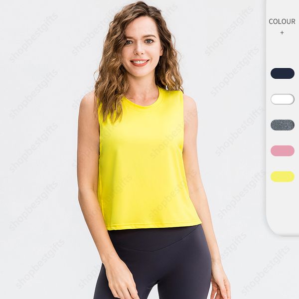 Moda Women Tank Top Designer rápido seco respirável ao ar livre Fitness Running Running Tops sem mangas Tees Tamanho S-2xl para mulheres