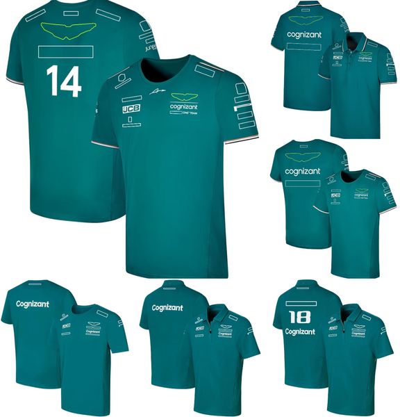 2022–2024 F1 3D-Druck T-Shirts Herren Damen Sport Mode O-Ausschnitt T-Shirts Kinder T-Shirt Formel 1 Racing Team Motorsport Poloshirt