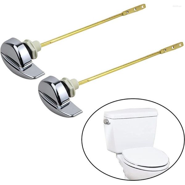 Set di accessori per il bagno 2PCS Accessori per serbatoi di servizi igienici Chiave a filo Lato anteriore Maniglia per articoli sanitari antiquata