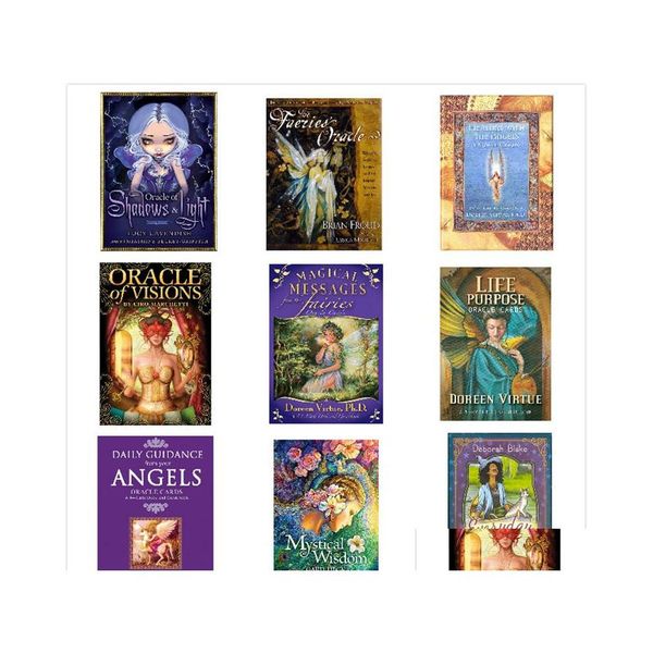 Tebrik Kartları Stilleri İngilizce Versiyon 16 Tarot Board Oyunları E -posta Gönderen Çocuklar Çocuk Oyuncakları Gönderme Oyuncaklar Daml Dağıtım Evi G DHY9T