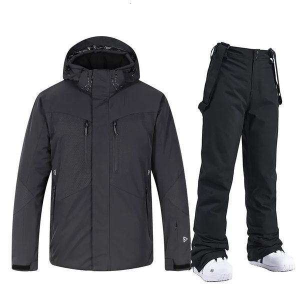 Andere Sportartikel Winter-Skianzug Herren Hochwertige Snowboardjacke und Baggy-Hose Superwarme wasserdichte Windjacke Outdoor-Schneemobilbekleidung 231114