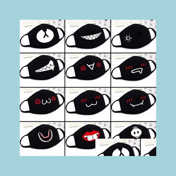 Máscaras de grife máscaras de festa máscara facial adt crianças diversão vestido sofisticado love half boul muffo reutiliza poeira quente algodão e vento preto gota dhw6e