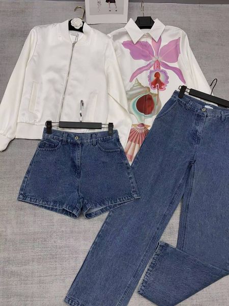 Calça jeans branca pernas abertas garfo apertado capris cintura alta rua bordado impressão calças jeans quente emagrecimento calças jeans marca de moda roupas femininas loewee