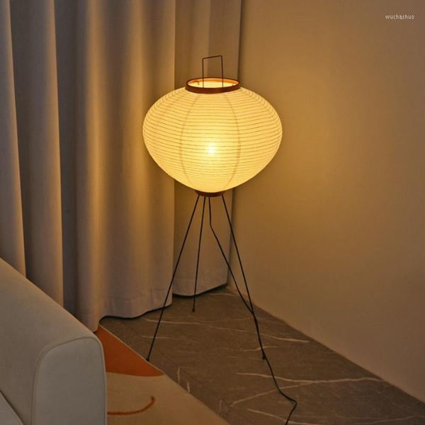 Stehlampen Stativ Design Papier Led Lampe Für Wohnzimmer Schlafzimmer Sofa Seitenecke Fernbedienung Stehende Heimtextilien