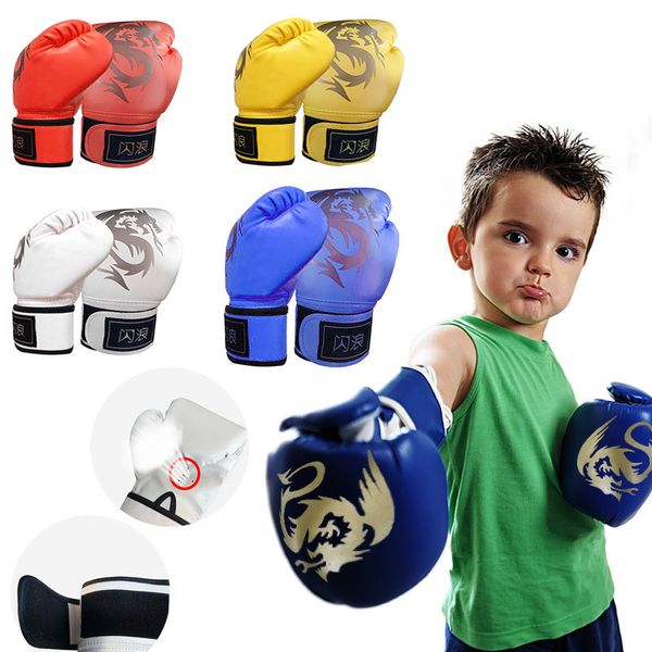 Schutzausrüstung Kind Kinder Boxhandschuhe Wraps Kickboxausrüstung Zubehör Sport Kinder Fitnessstudio Home Indoor Workout Training 230413