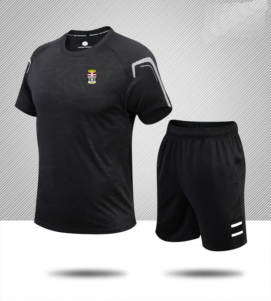 FC Cartagena Fatos de treino masculinos roupas de verão de manga curta lazer esporte roupas jogging camisa de algodão puro respirável