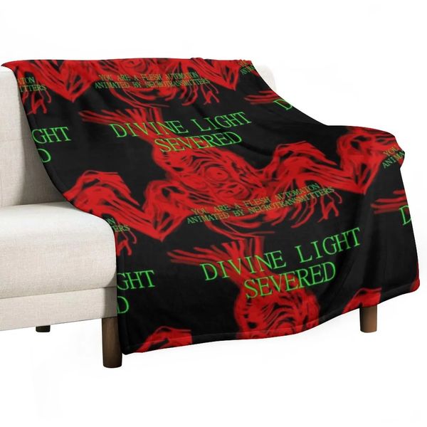 Cobertores DIVINE LIGHT SEVERED - Cruelty Squad Throw Blanket para sofá Cobertor extra grande 231113