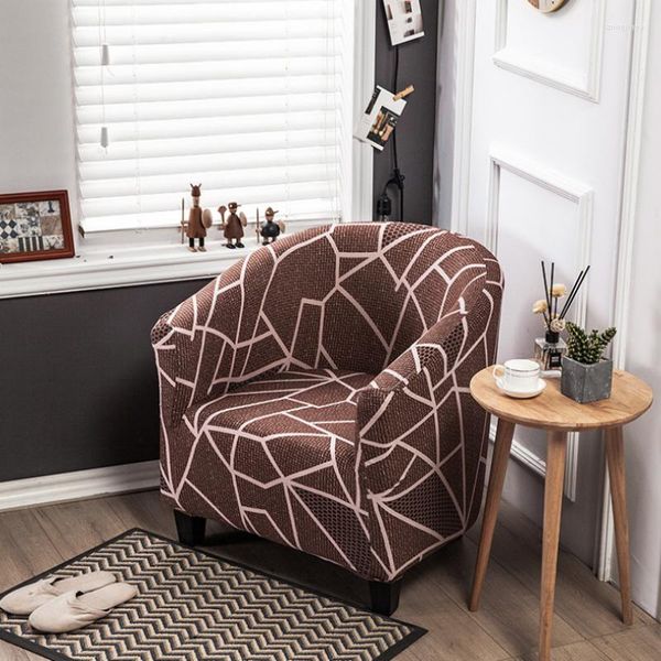 Sandalye, yüksek kaliteli moda evinde bel koltuk kapağı genel modern elastik bitkiler örtülerini kapsar