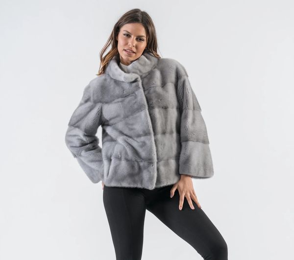 Parka da donna in vera pelliccia di visone naturale per donna cappotto moda invernale stile corto 231113