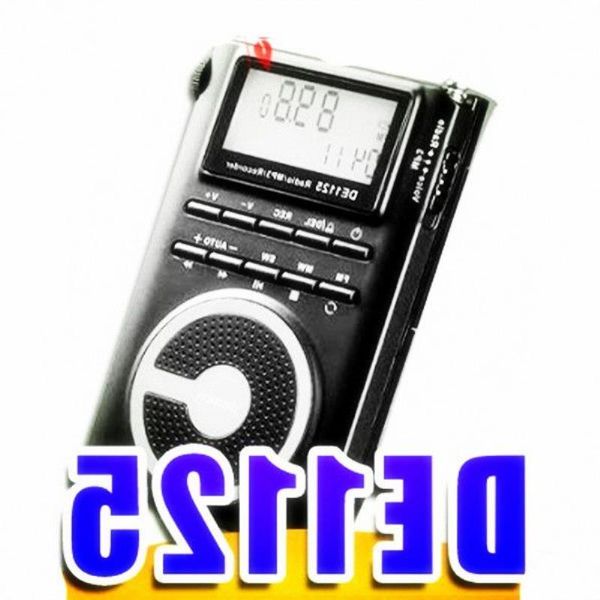 Frete Grátis DE1125 FM/MW/SW Rádio DSP/2GMP3/Gravador Pqwqd