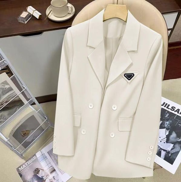 Designer feminino ternos blazers moda casaco premium plus size ladies tops casacats jacket envie um cinturão de cinto grátis casual blazer traje de trabalho de marca de marca pwuh