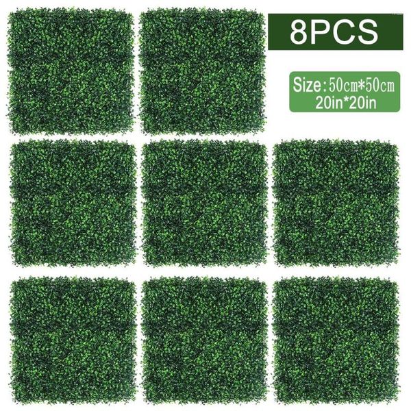 Декоративные цветы искусственное растение ротангарная панель моделирование газона зеленый лист трава сетчатая решетка