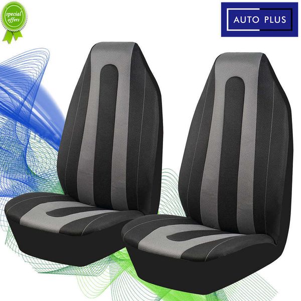 New Upgrade 2 Front Universal Seat Car Covers Atmungsaktives Mesh-Gewebe Sport Race Car Seat Covers Fit für die meisten Autos SUV Truck Van