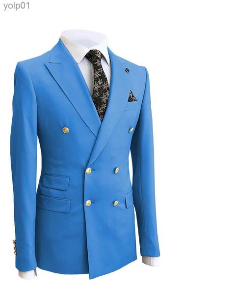 Erkek ceketleri sadece ceket erkekler 4 cepli pantolonlu ceket ince fit düğün damat giymek iş blazer resmi smokin ternol231115