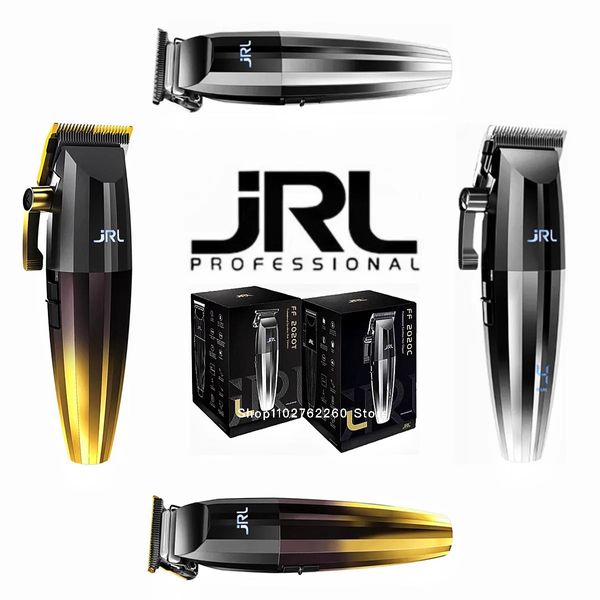 Aparador de cabelo jrl c profissional clippers t para homens sem fio máquina de corte de cabelo barbeiros gradiente elétrico 231115