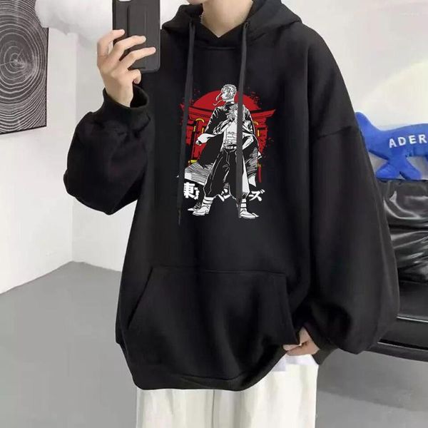 Felpe con cappuccio da uomo Tokyo Revengers Anime Abbigliamento estetico Donna Uomo Grafica Felpa con cappuccio Unisex Adolescenti Abbigliamento Felpa Manga