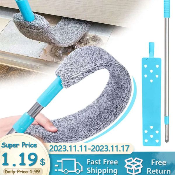 New Long Handle Mop Telescopic Duster Brush Gap Dust Cleaner Bedside Sofa Brush For Cleaning Dust Removal BrushesHome Cleaning Tool