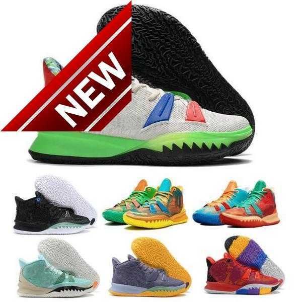 Og Kyrie 7 Camera Uomini Scarpe da basket 7S Visions Fire Air and Earth Water Concepts Horus Daybreak Daughters icone di sport 2022 Sneaker di cestini