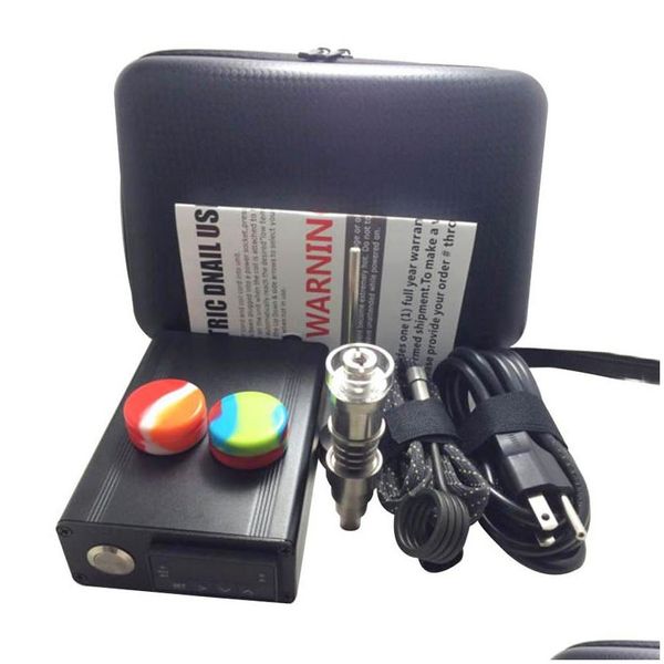 Sonstige Haushaltsmotos Titanium enail Elektrisch Dab Nagel PID Temperatur Controller Box E DNAIL KIT WACK VAPORIZER 10 mm 16 mm 20 mm oi dhunr