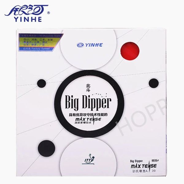 Наборы для настольного тенниса YINHE BIG DIPPER Sticky Forehand Offensive Rubber Pipsin GALAXY, оригинальная губка для пинг-понга 231114