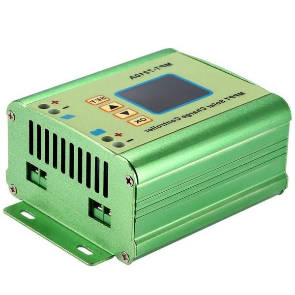 Regolatore di carica del regolatore della batteria del pannello solare Mppt Freeshipping con display LCD a colori 24/36/48/60 / 72V 10A con carica boost Dc-Dc Bkadq