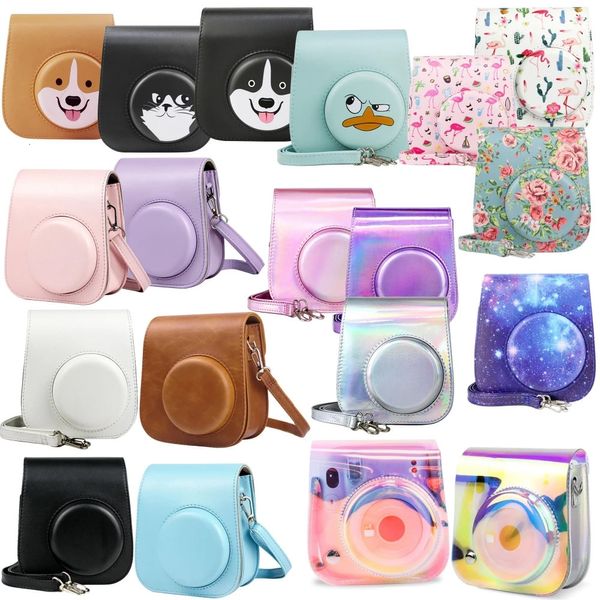 Acessórios para bolsa de câmera Bolsa para câmera universal para Fujifilm Instax Mini 11/9/8 Acessórios para câmera instantânea Bolsas de proteção com alça de ombro ajustável 231114