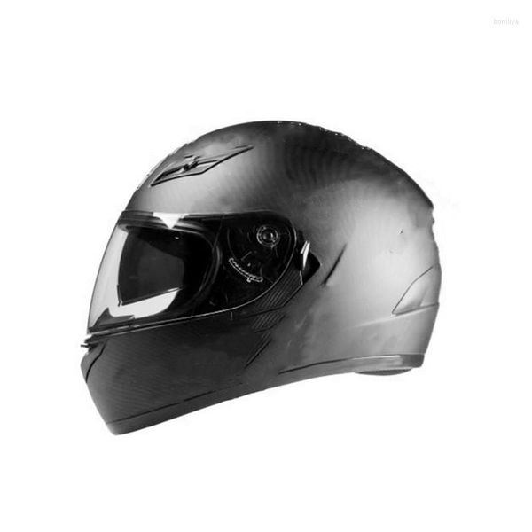 Motorradhelme Mattschwarz Modulare Doppelvisiere Vollgesichts Casque Moto Racing Motocross DOT Motocicleta S M L XXL