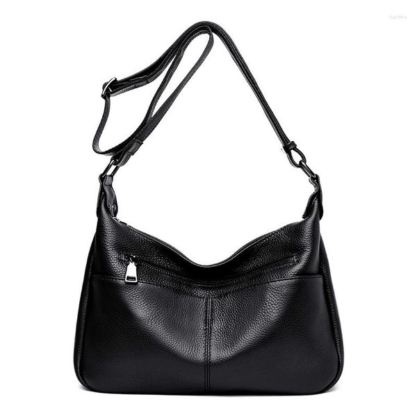 Abendtaschen Fashion Trend Korean Sling Luxus Designer Handtasche Damen Echtes Leder Hobos Casual Vintage Tote Lady Shoulder