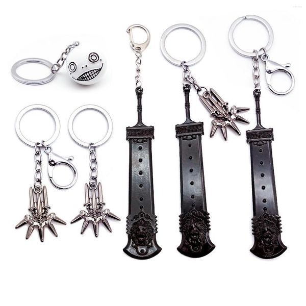 Keychains Game Nier Automata Keychain Moda Men.