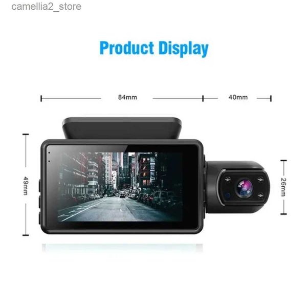 Auto DVR Dual Lens Dash Cam für Autos Black Box Full HD 1080P Auto Video Recorder mit WIFI Nachtsicht G-sensor Dashcam Dvr Auto Kamera Q231115