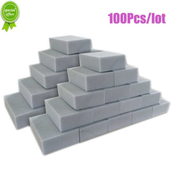 Pulitore 100 pz/lotto Spugne per Pulizia Magica Melamina Grigia Nuova Spugna Gomma Nano Multifunzionale Bianco 10x6x2cm Lbspl