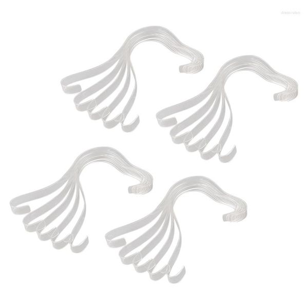 Hooks 20Pcs Fashion Clear Elastic Plastic Damen Sandalen Show Holder Schuhständer Rack