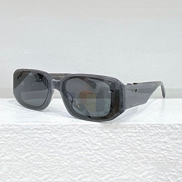 Óculos de sol luxuosos de designer com armação oval para homens e mulheres, com armação de acetato e perna grande para viagens e férias de lazer, óculos gradientes Z9994U