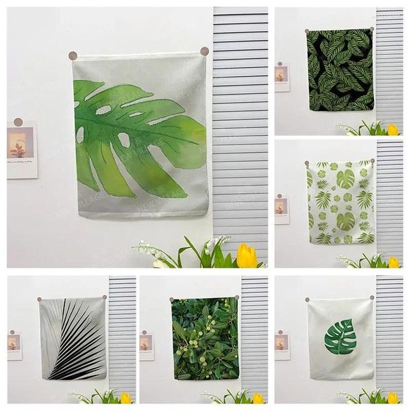 Tapeçarias decoração de casa tapeçaria de parede estética decoração do quarto boho acessórios pendurado tecido bonito outono macrame planta nórdico