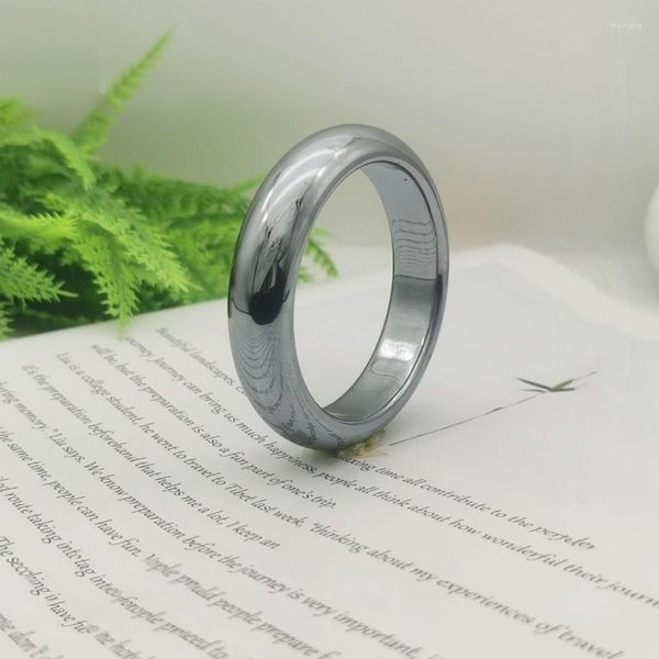 Bangle Braccialetti in pietra di energia naturale Terahertz per uomo e donna Moda circolazione sana Promuovere lo scioglimento rapido